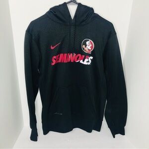 Nike Therma Fit Florida State Seminoles Black Pullover Sweatshirt Mens Medium